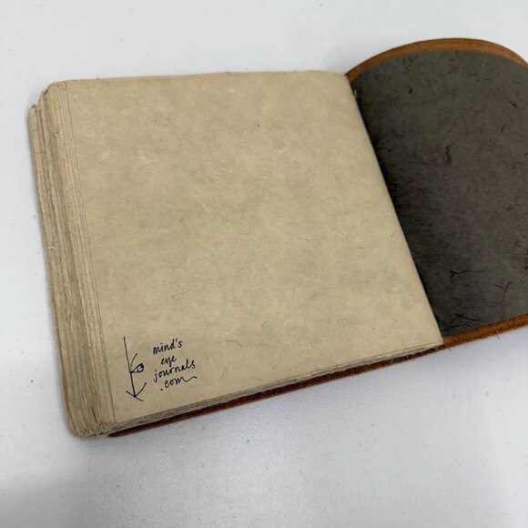 Minds Eye Journals Distinctive Handmade Designer Leather Jute Paper Notebook - Picture 4 of 8